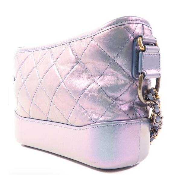 Chanel Gabrielle Small Hobo Bag – Iridescent Blue/Pink Calfskin Leather - Picture 1 of 9